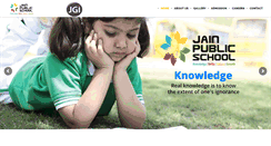 Desktop Screenshot of jainpublicschools.org