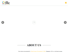Tablet Screenshot of jainpublicschools.org